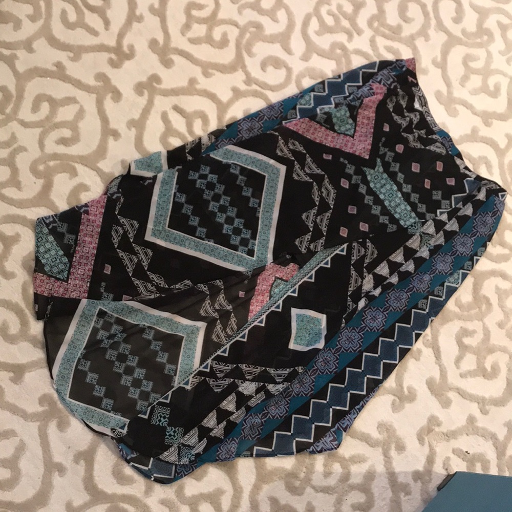 Express high low skirt